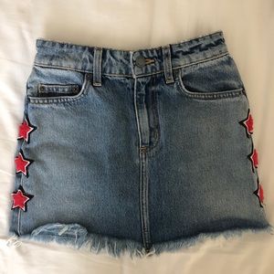LF denim skirt